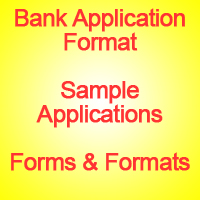 Bank Application Letter Sample